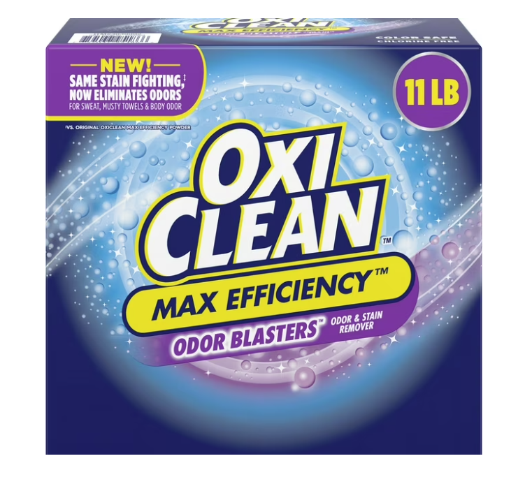 (CI-0790) OxiClean Max Efficiency Odor Blasters Laundry Stain Remover Powder, 11 lb.