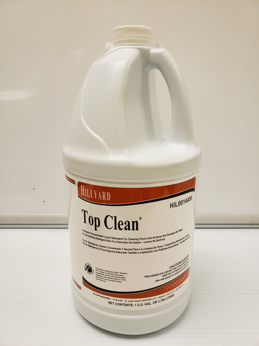 (LH-02XX) Top Clean, Gallon, Neutral Concentrated Cleaner.