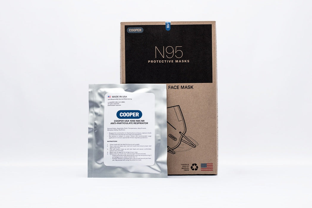 (CV-0610) N95 Mask NIOSH Approved 2 Pack