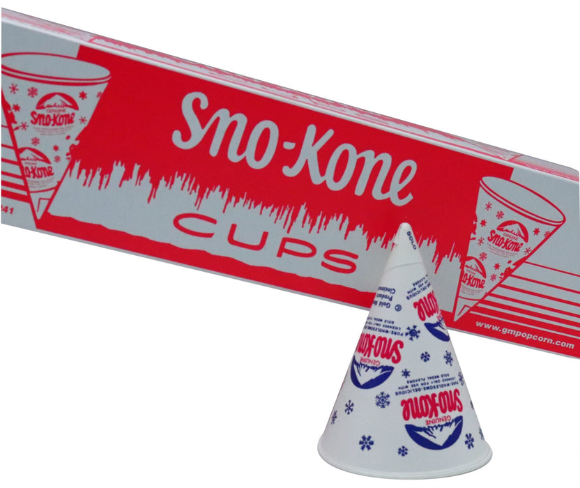 (PA-9601) Sno-Kone (Snow Cone) Cup, 6 oz, 200 Per Sleeve
