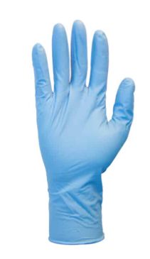 (CG-0XXX) Nitrile Powder Free Gloves, 8 mil (Blue), 50 per box.