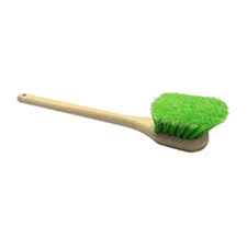 (CB-0510) Utility Scrub Brush, Green Flagged Poly