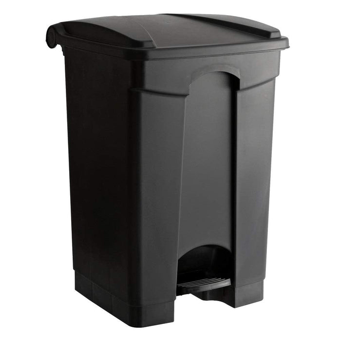 (CE-7005) 48 Qt. / 12 Gallon Black Rectangular Step-On Trash Can, (CALL FOR PRICE)