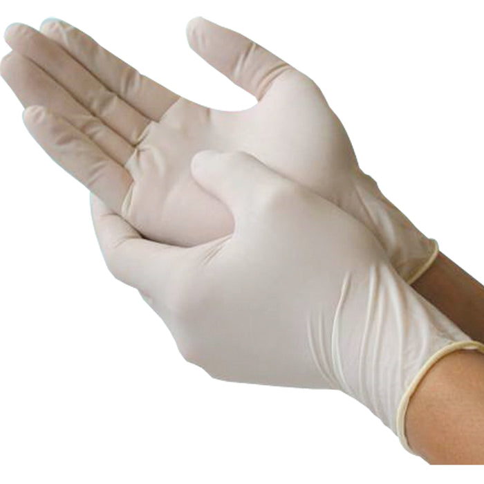 (CG-0090) Nitrile Gloves, White, 3 Mil, Powder-Free, Large