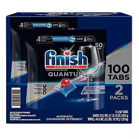 (CI-0740) Finish Powerball Max in 1, Automatic Dishwasher Detergent, 100count