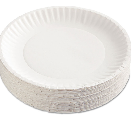 (PA-2120) Coated Paper Plate, 8.25'', 125 Plates per Sleeve
