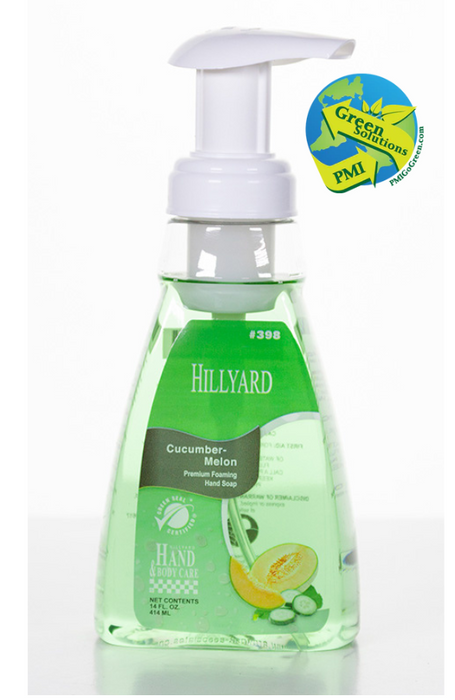 (CS-0720) Cucumber-Melon Premium Foaming Hand Soap, 17oz, USDA BIOPREFERRED PMI GREEN SOLUTION