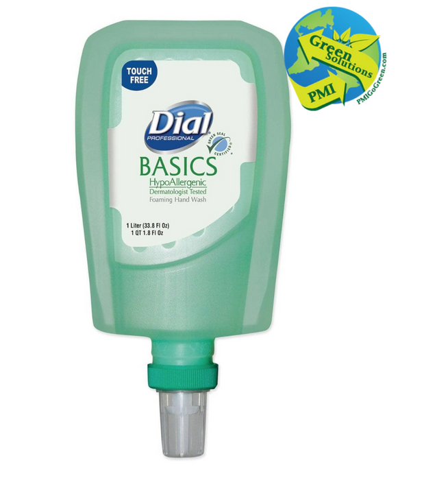 (CS-1010) (FIT) (Green) Dial Basics Hypoallergenic FIT Universal Touch Free- Refill 3/1.2L PMI GREEN SOULTIONS