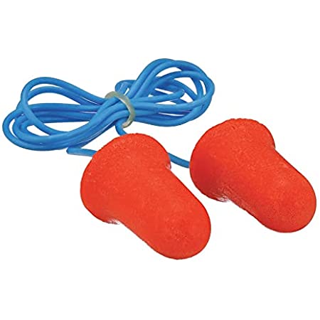(CV-0380) Ear Plugs, corded pre-shaped foam gives comfort and protection