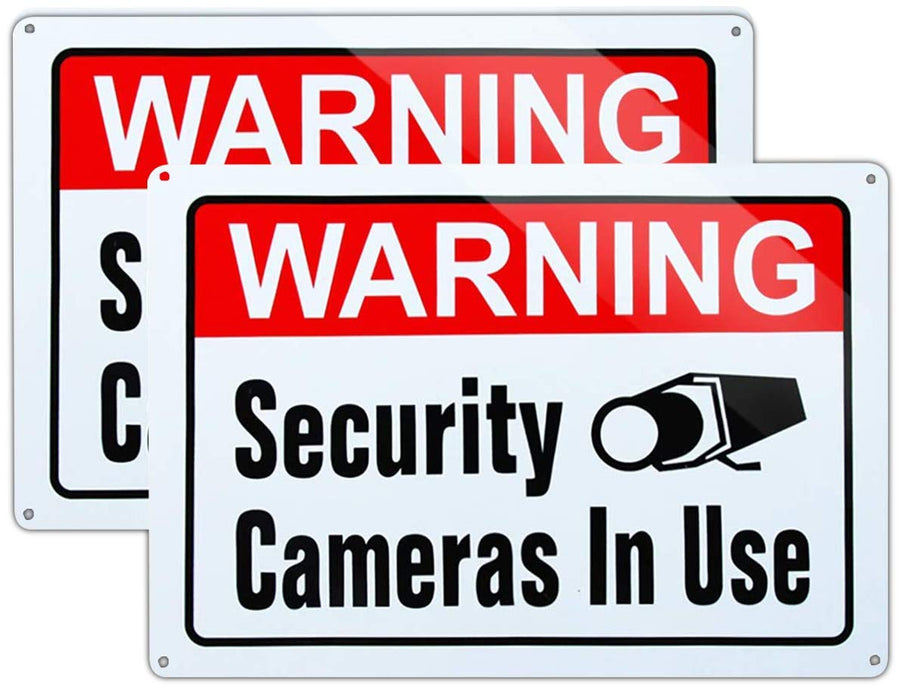 (CV-5130) Security Notice Video Surveillance Sign, Rigid Plastic, 14" x 20"