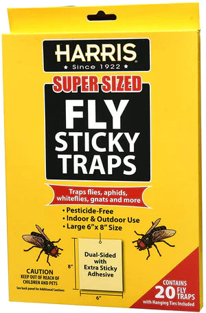 (CV-8090) Harris Super-Size Fly Sticky Traps