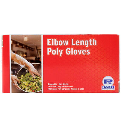 (CG-0550) Elbow Length Poly Glove