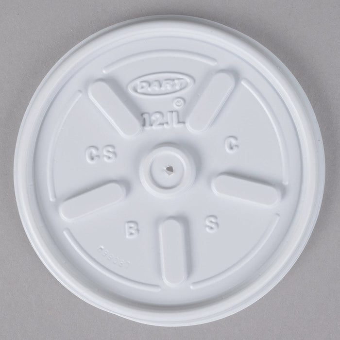 (PA-35XX) Vented Lid, For use with Foam Food Containers, 100 per Sleeve.