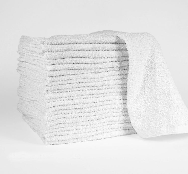 (PA-7755) Bar Towels, 16 x 19, All White,  12 per pack