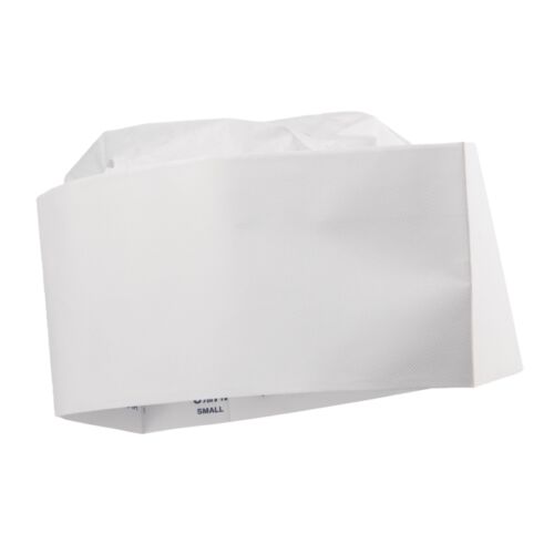 (PA-7850) Hats, White, Disposable, 100 per Box