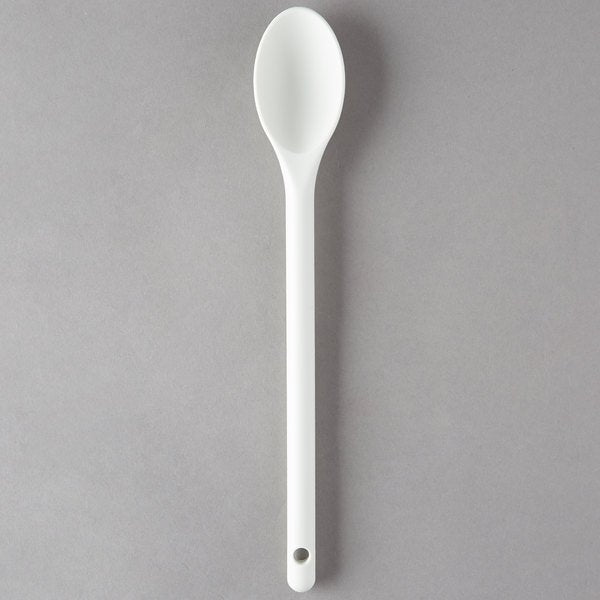 (PA-8253) 12" White High Heat Nylon Prep Spoon