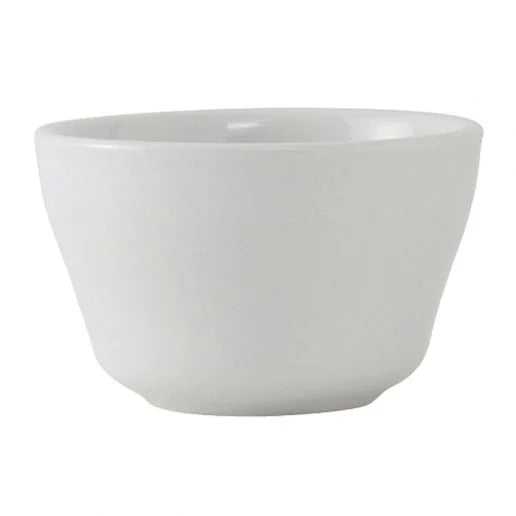 (PA-8515) Acopa 7.25 oz. Bright White Rolled Edge Stoneware Bouillon Cup