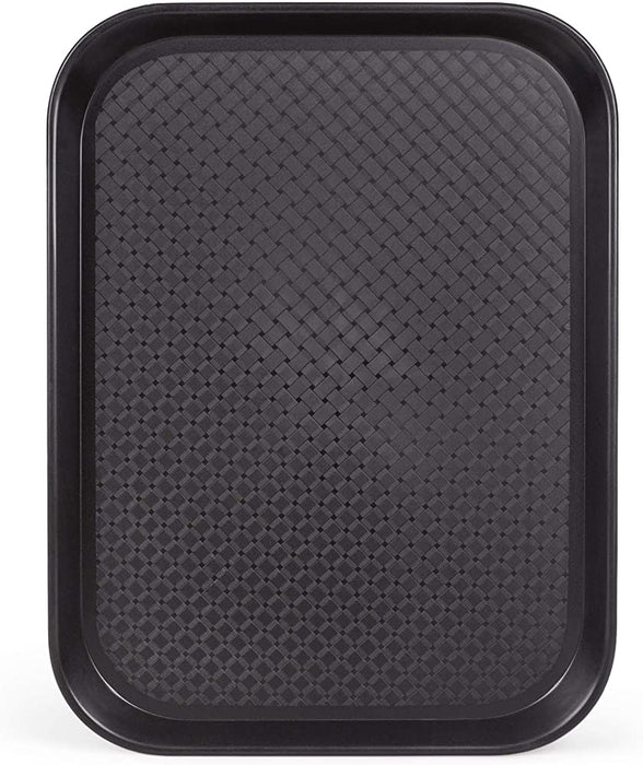 (PA-8570) Cafe Tray 16" X 12" Plastic, Black