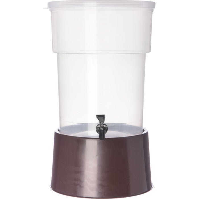 (PA-8625) Beverage Dispenser with White or Black Base, 6 Gallon White