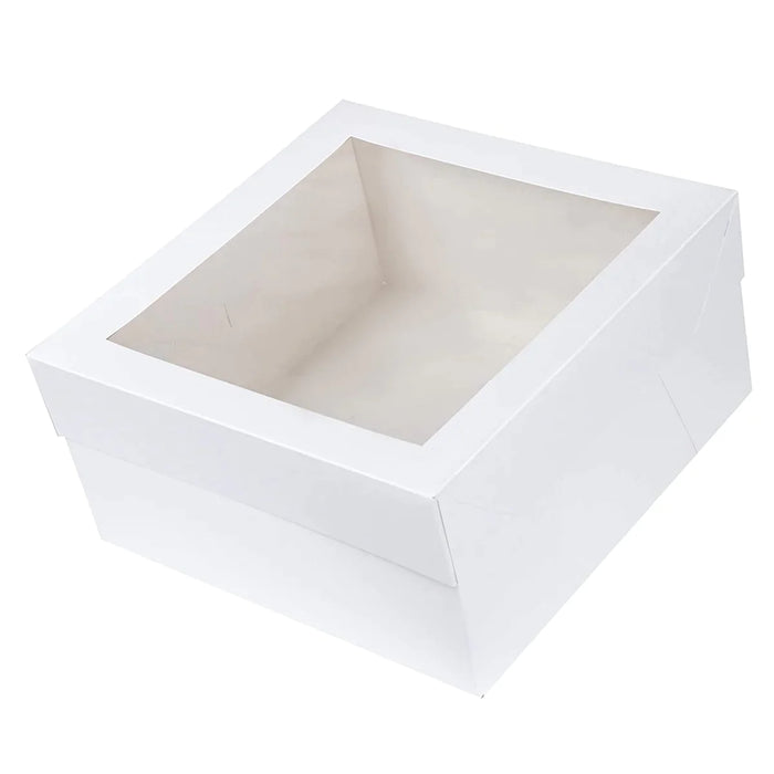 (PD-8050) White Window Cake/Bakery Box