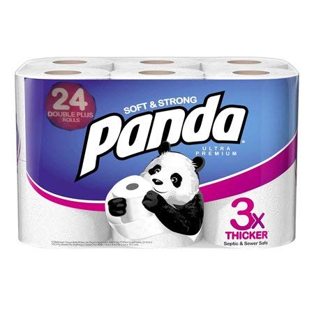 (PT-5070) Panda 2-Ply Ultra-Premium 176 Sheet Bathroom Tissue; 24 rolls Per Pack