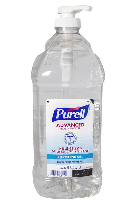 (CH-0520)** Purell Hand Sanitizer, 2 Liters with Pump