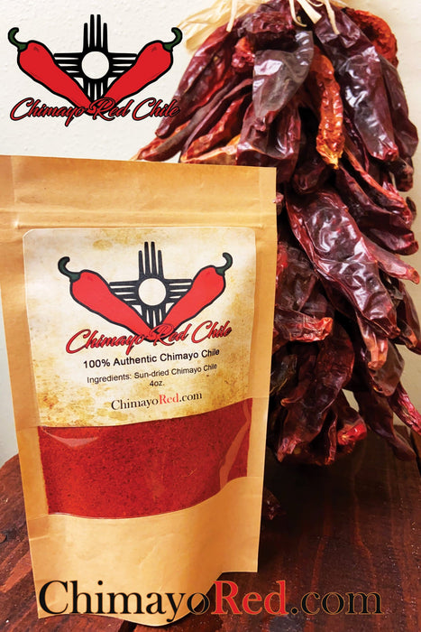 (PA-96XX) Chimayo Red Chile, 100% Authentic Chimayo Heirloom Chile, Sun-dried Chimayo. Different Sizes Available: 4oz, 8oz, 16oz