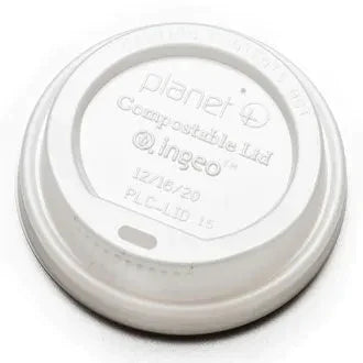 (PC-0060) Compostable Cup Travel Beverage Lid, 12-20 oz. cup
