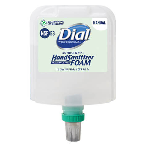 (CS-0665) Dial 1700 Universal Manual Antibacterial Hand Sanitizer, 1.2L (40.5 FL Oz).