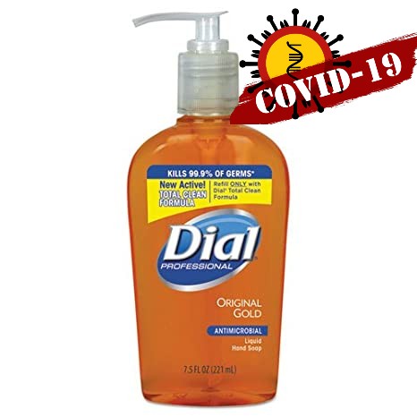 (CS-701X) Dial Gold Antimicrobial Liquid Hand Soap.