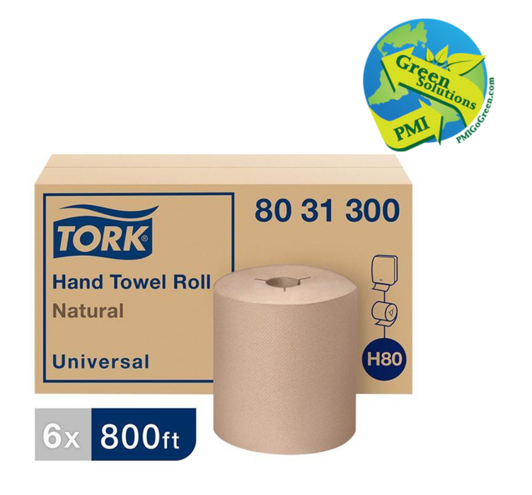(PR-0660) (8031300) Tork Roll Towel, Natural, Natural 100% Recycled
