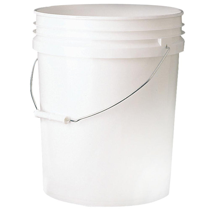 (CE-00XX) White Bucket, 5 gallon, Food Grade.