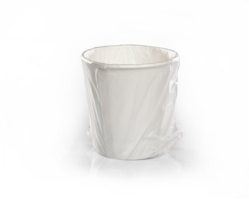 (PH-1060) Individually Wrapped Hotel/Motel Paper Cup, 9 oz. White Rippled, 900 Per Case